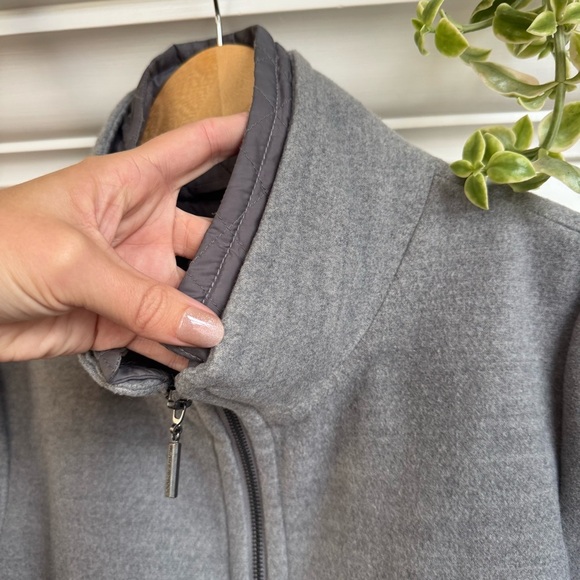 Weatherproof Structured Long Grey Topper Jacket Size Small - Picture 6 of 11